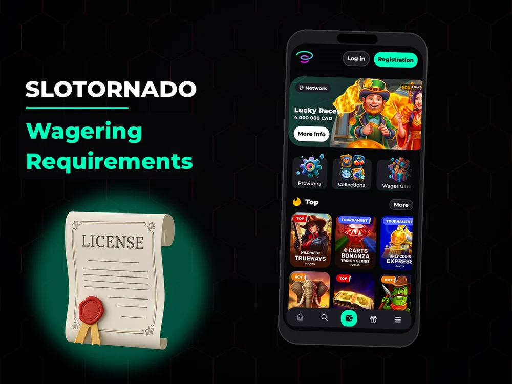 Slotornado - Wagering Requirements