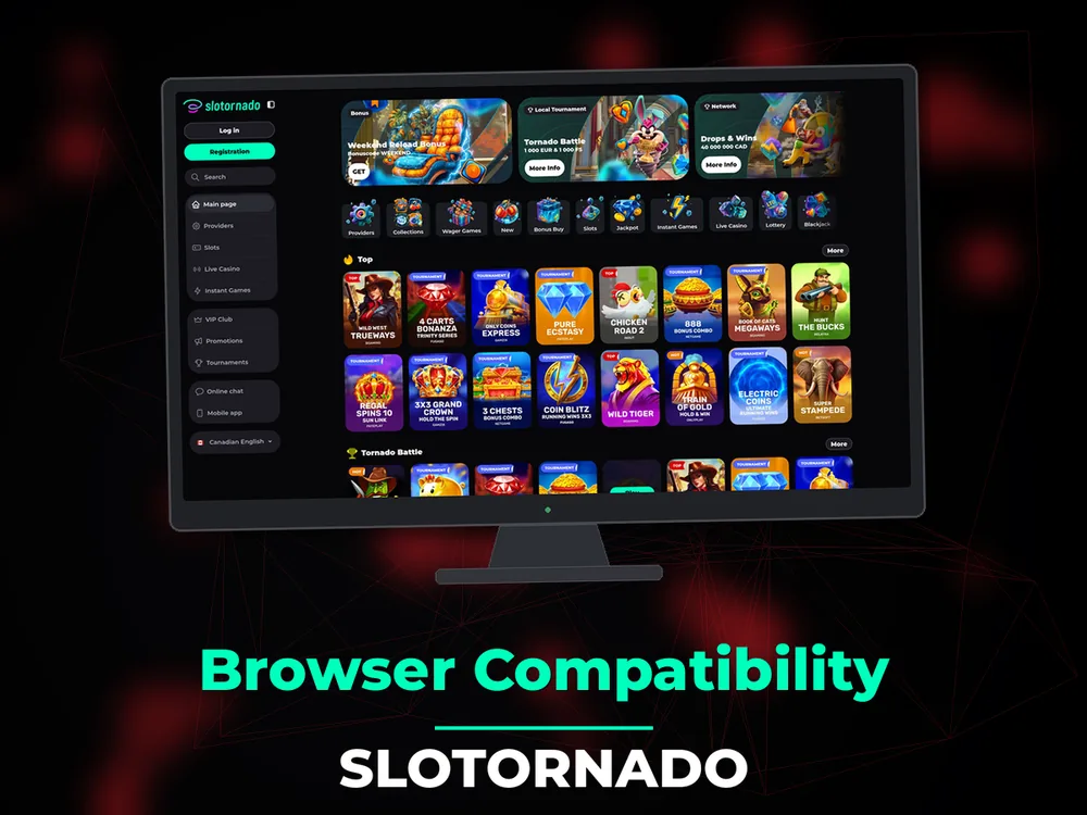 Slotornado - Browser Compatibility