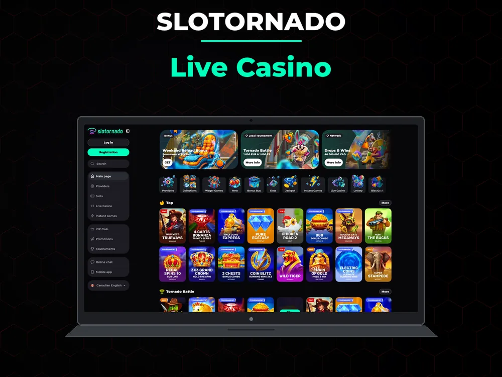 Slotornado - Live Casino